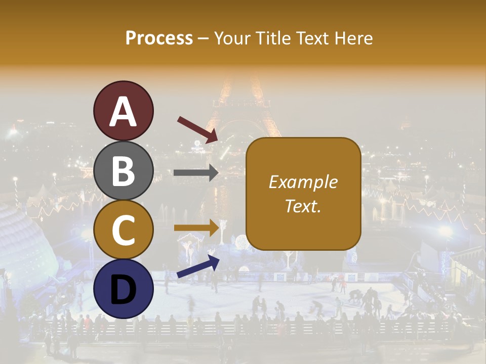 France Trocadero Palais De Chaillot PowerPoint Template