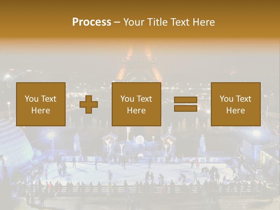 France Trocadero Palais De Chaillot PowerPoint Template
