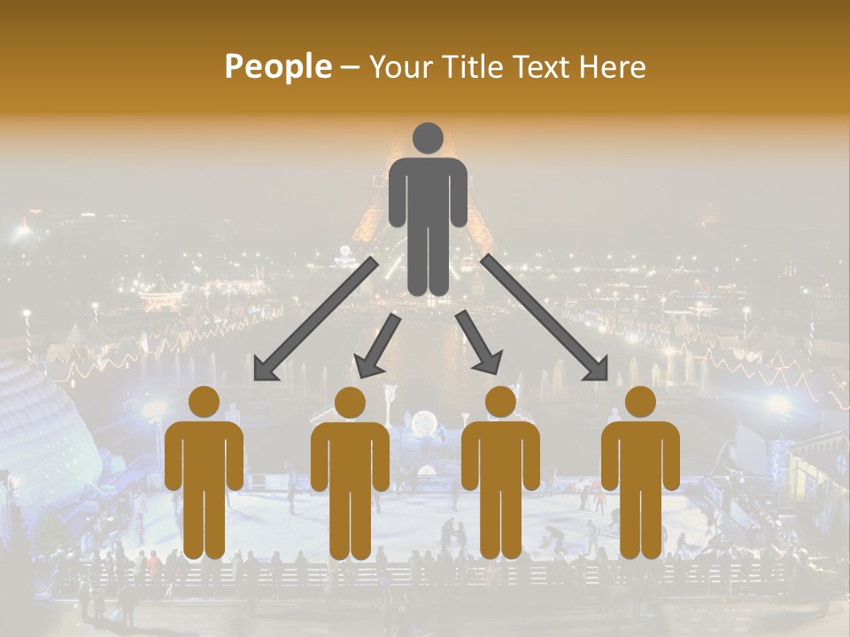 France Trocadero Palais De Chaillot PowerPoint Template