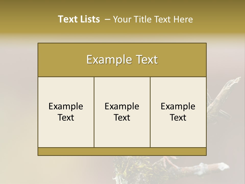Ornithology Common Starling Cute PowerPoint Template