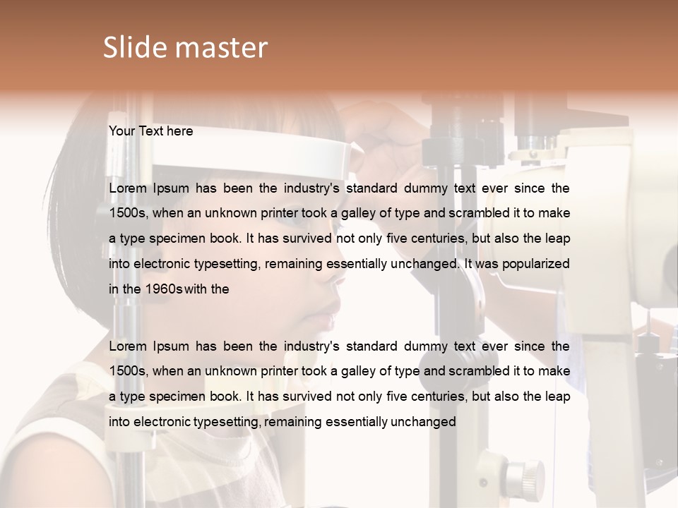 Lens Patient Test PowerPoint Template