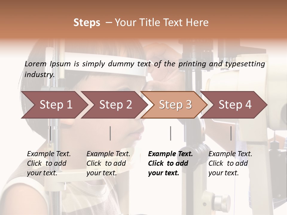Lens Patient Test PowerPoint Template