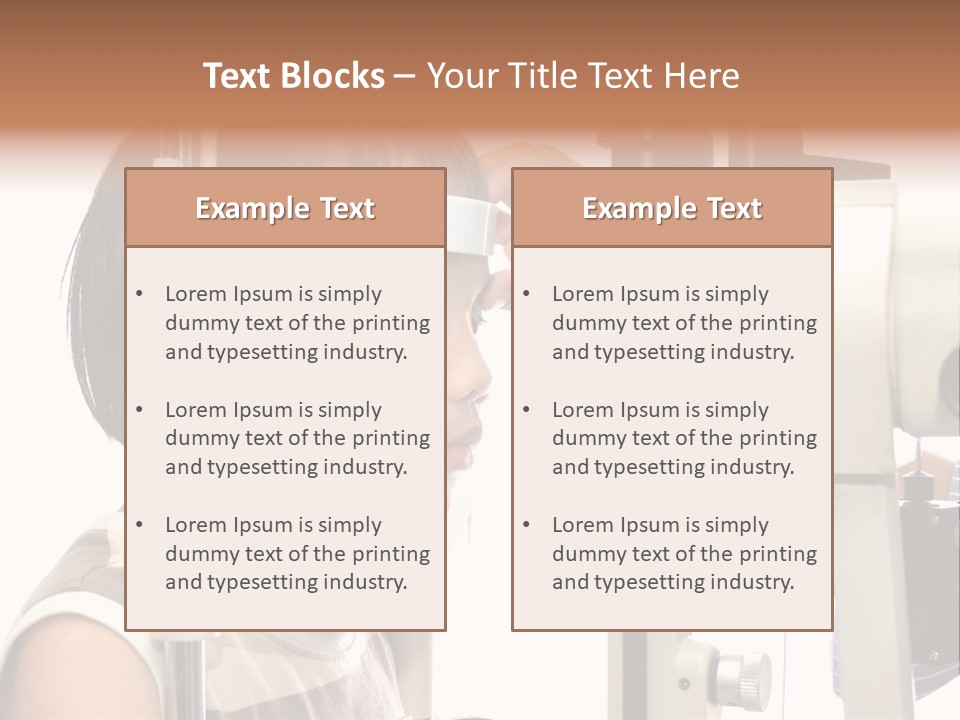Lens Patient Test PowerPoint Template