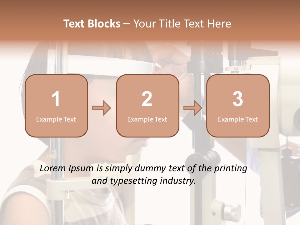 Lens Patient Test PowerPoint Template