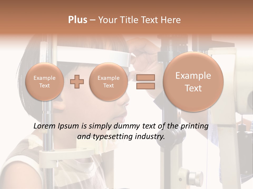 Lens Patient Test PowerPoint Template