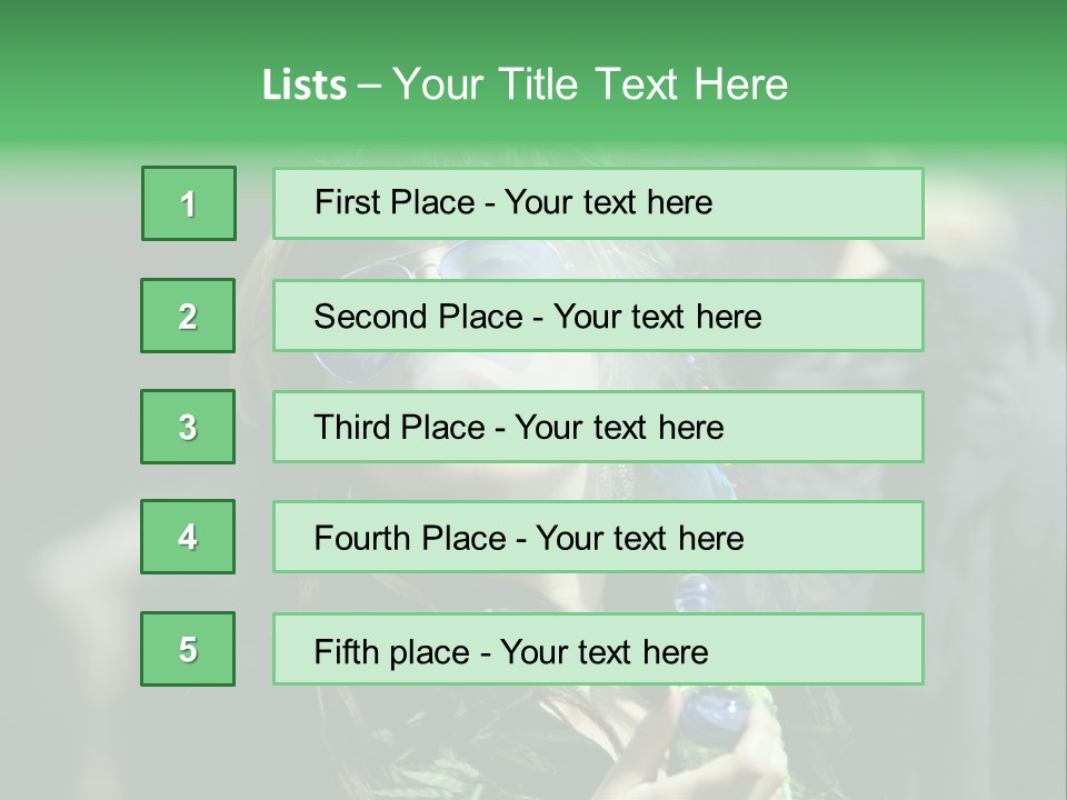 Bong Water Hookah PowerPoint Template