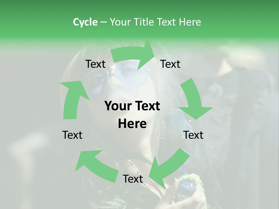 Bong Water Hookah PowerPoint Template