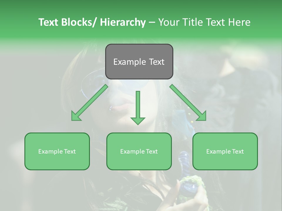 Bong Water Hookah PowerPoint Template