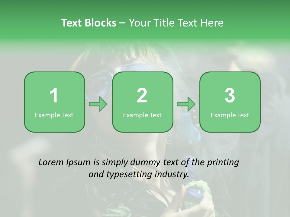 Bong Water Hookah PowerPoint Template