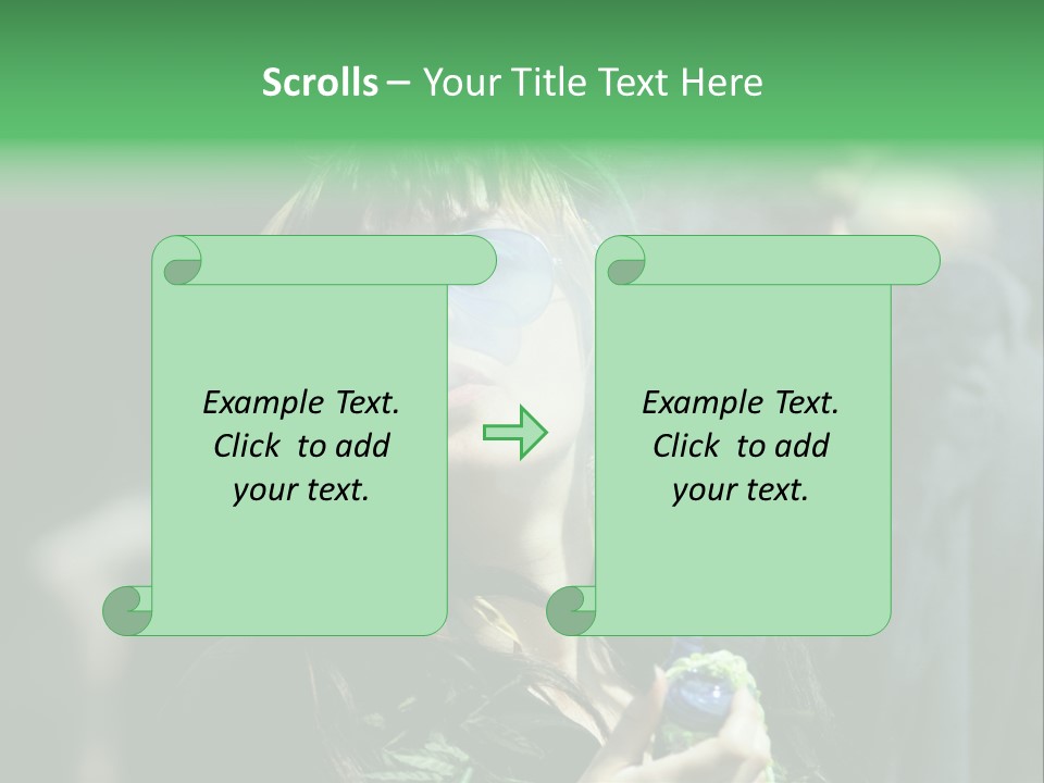 Bong Water Hookah PowerPoint Template