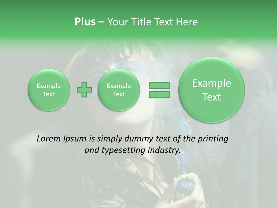 Bong Water Hookah PowerPoint Template