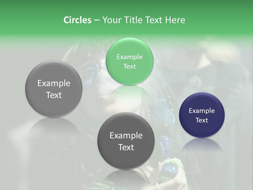 Bong Water Hookah PowerPoint Template