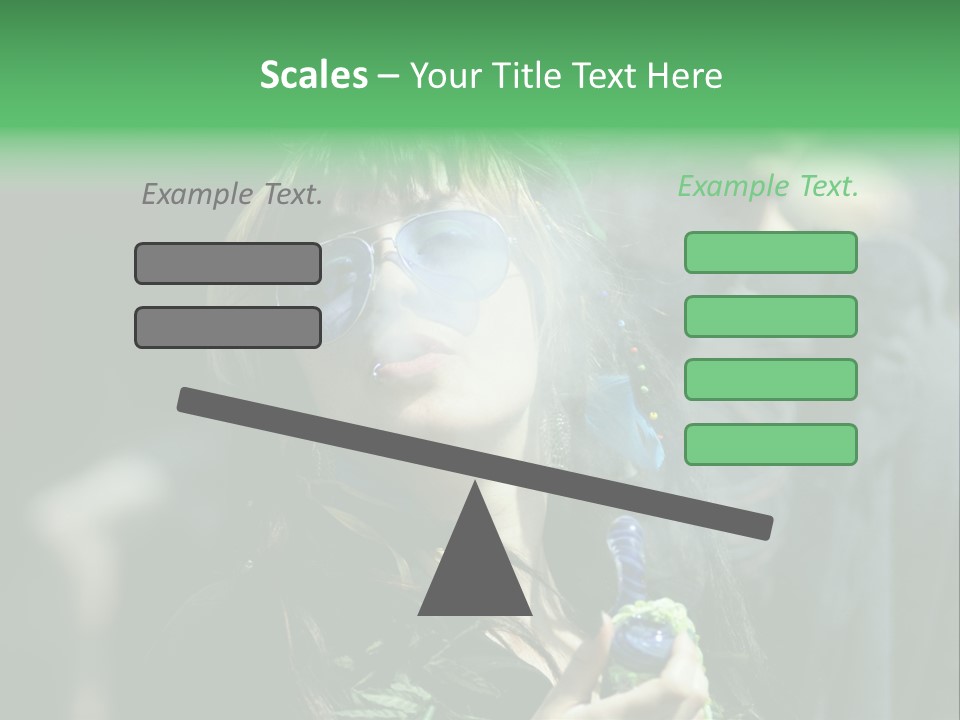 Bong Water Hookah PowerPoint Template