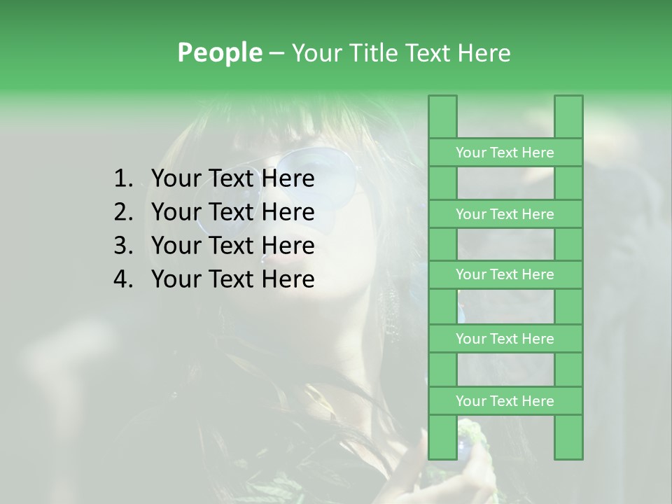 Bong Water Hookah PowerPoint Template