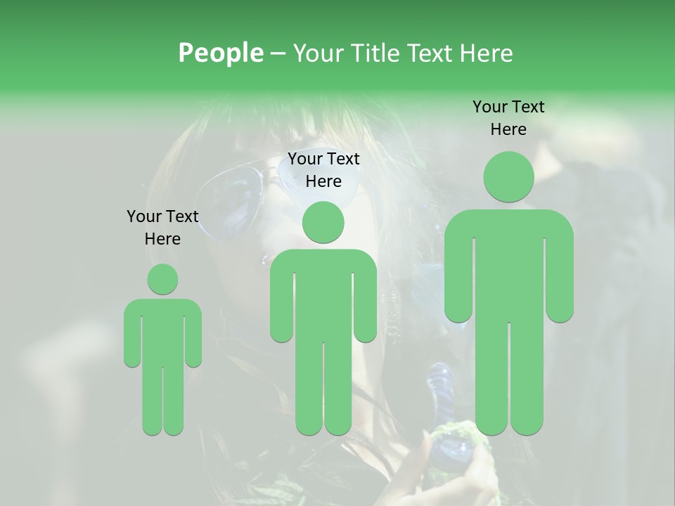 Bong Water Hookah PowerPoint Template