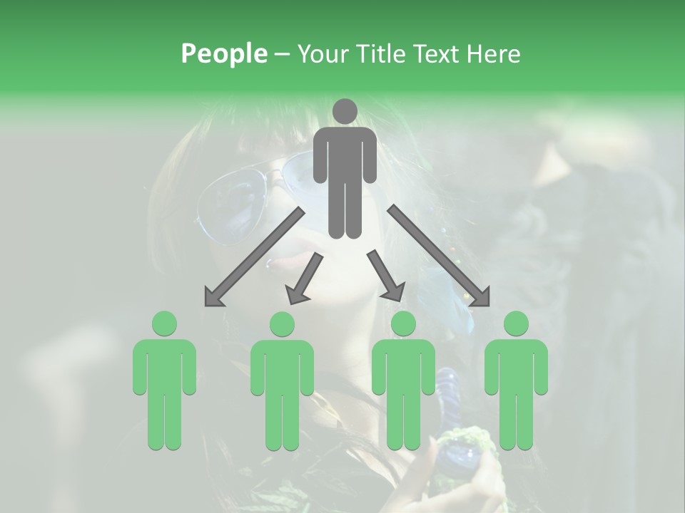 Bong Water Hookah PowerPoint Template