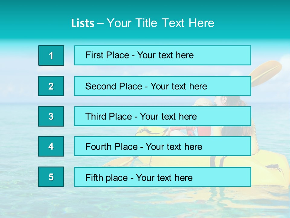 Fun Togetherness Water PowerPoint Template