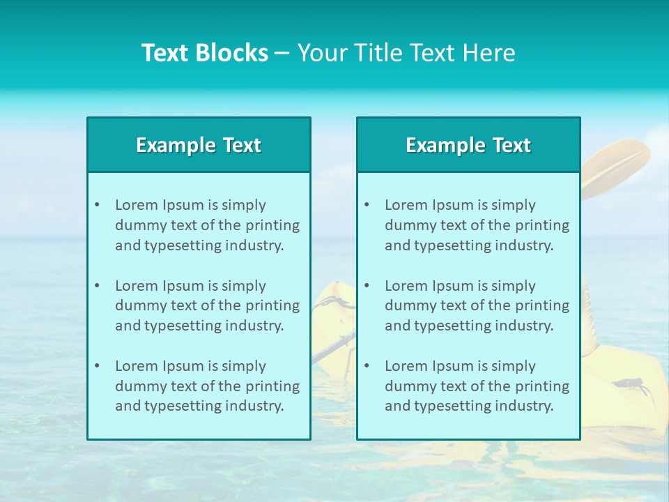 Fun Togetherness Water PowerPoint Template