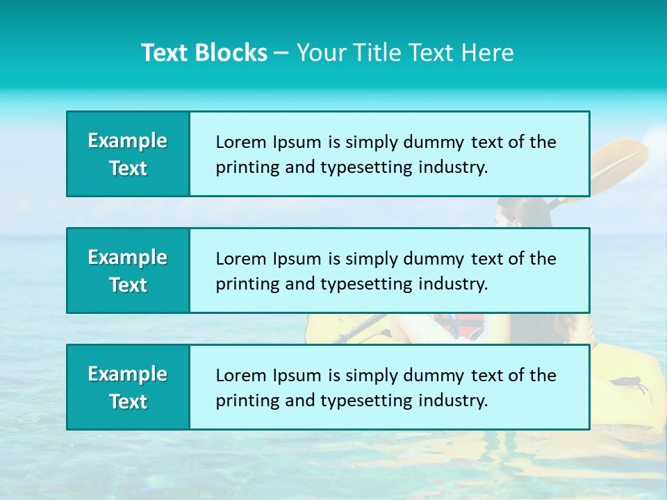 Fun Togetherness Water PowerPoint Template