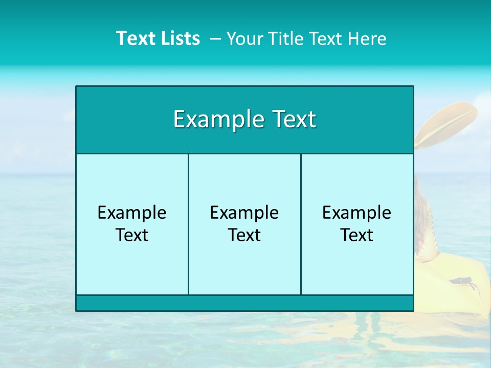 Fun Togetherness Water PowerPoint Template