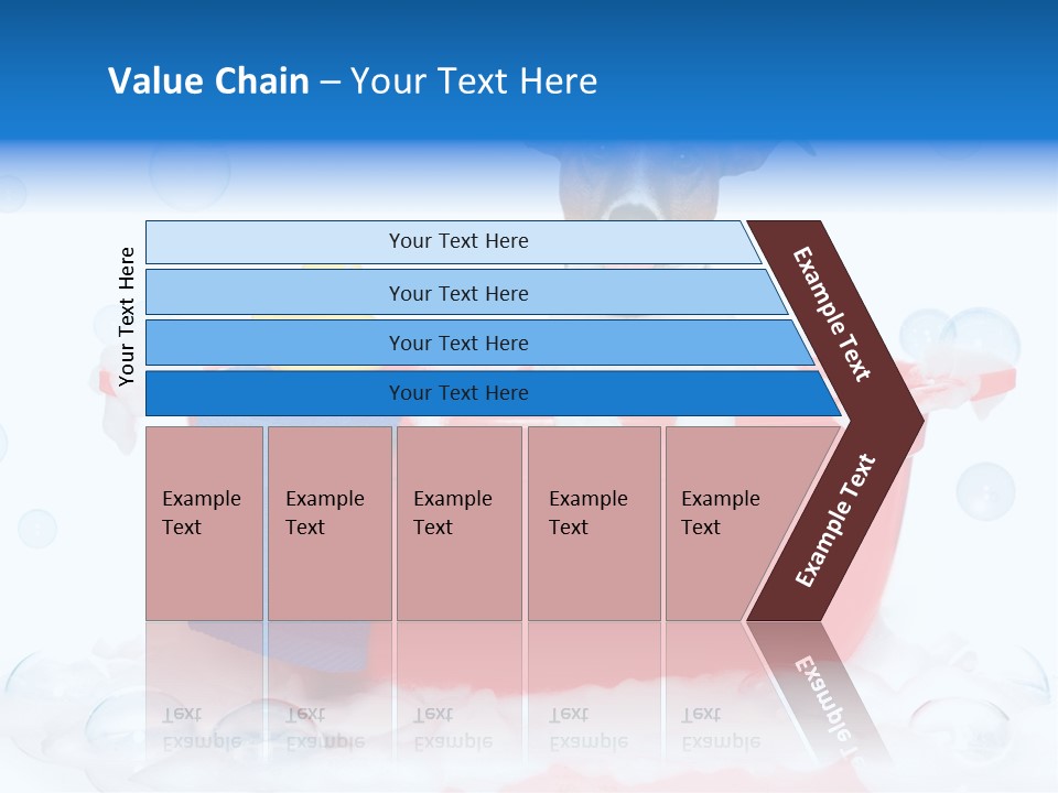 Dog Bathtub Towel PowerPoint Template
