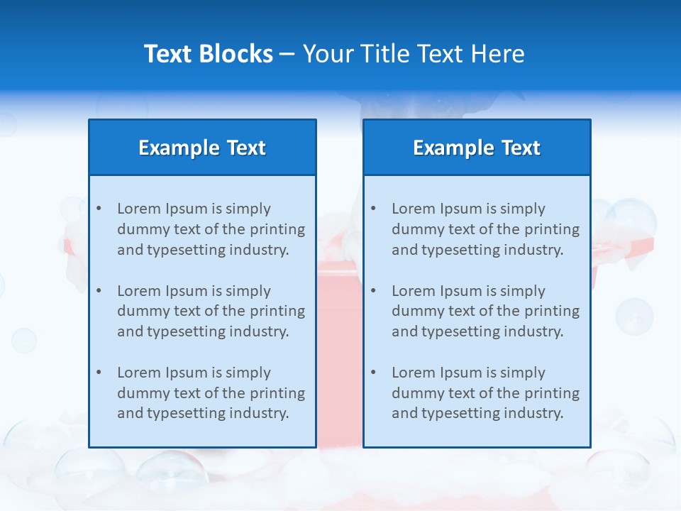 Dog Bathtub Towel PowerPoint Template