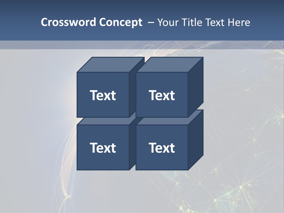 Navigate Worldwide Trail PowerPoint Template