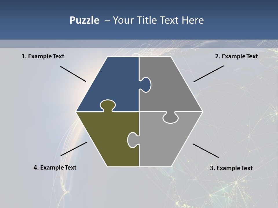 Navigate Worldwide Trail PowerPoint Template