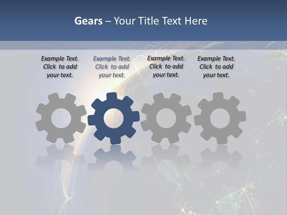 Navigate Worldwide Trail PowerPoint Template