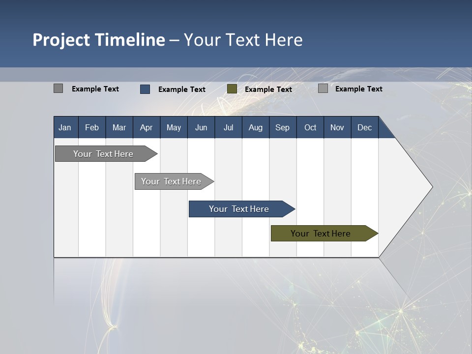 Navigate Worldwide Trail PowerPoint Template