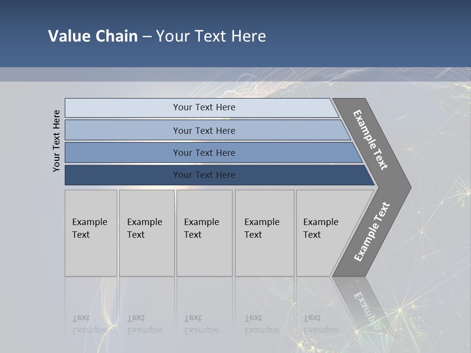 Navigate Worldwide Trail PowerPoint Template