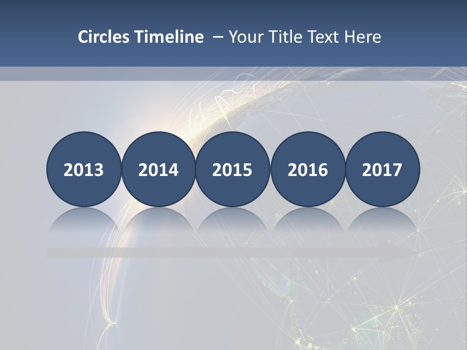Navigate Worldwide Trail PowerPoint Template