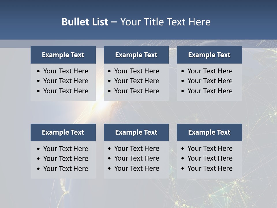 Navigate Worldwide Trail PowerPoint Template
