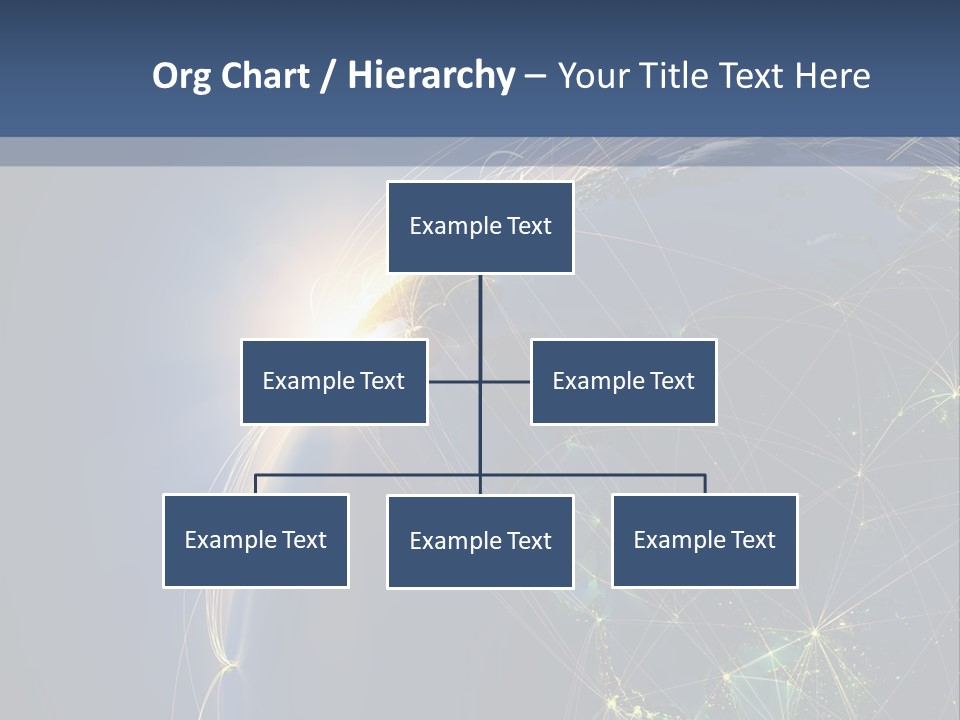Navigate Worldwide Trail PowerPoint Template