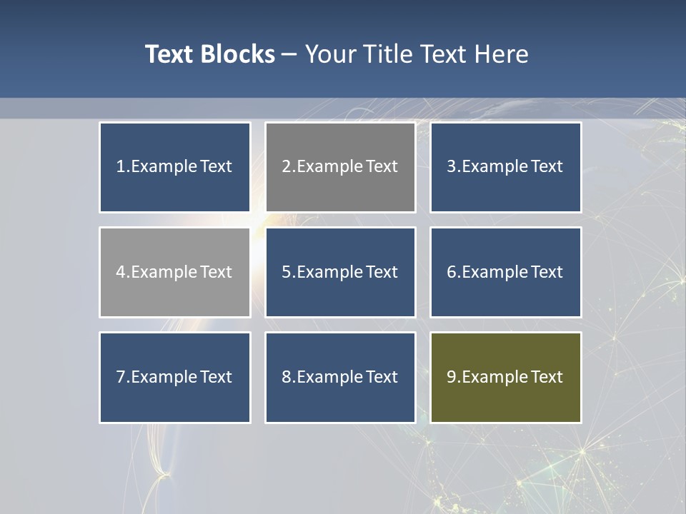 Navigate Worldwide Trail PowerPoint Template