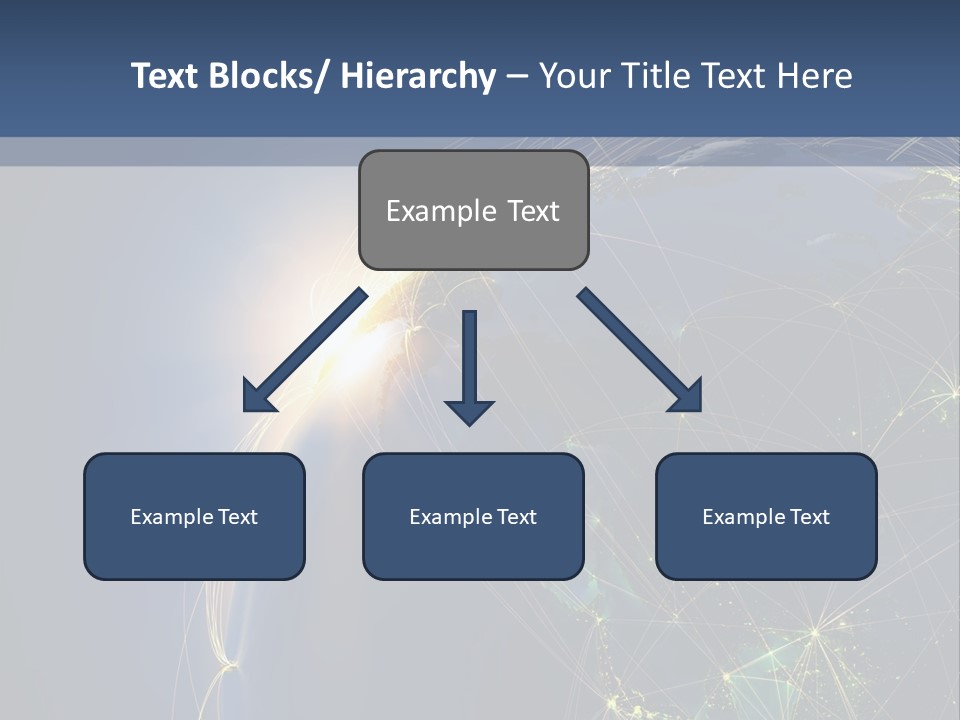Navigate Worldwide Trail PowerPoint Template