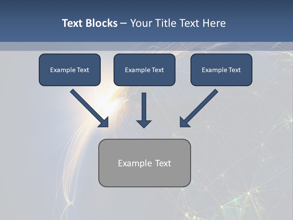 Navigate Worldwide Trail PowerPoint Template