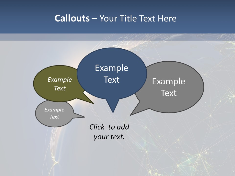 Navigate Worldwide Trail PowerPoint Template