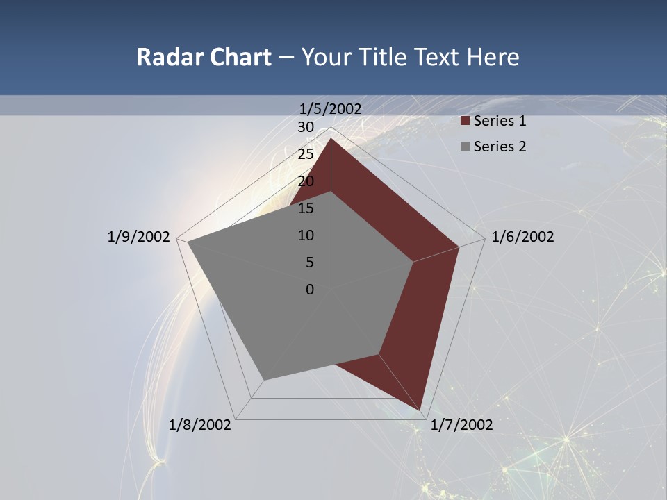 Navigate Worldwide Trail PowerPoint Template