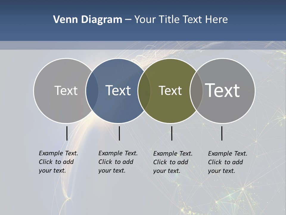 Navigate Worldwide Trail PowerPoint Template