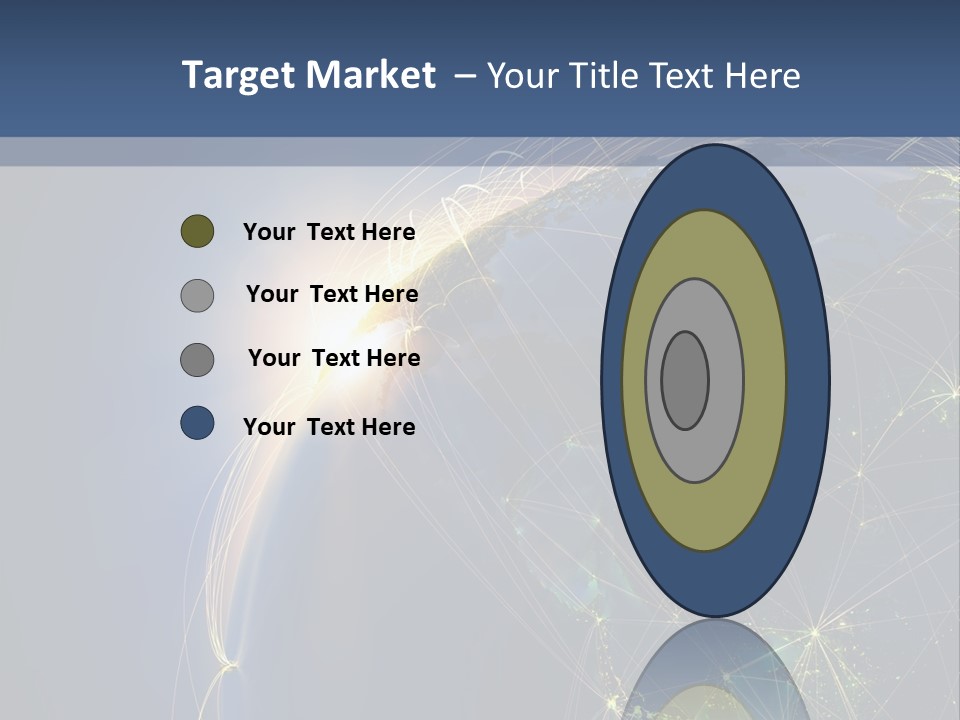 Navigate Worldwide Trail PowerPoint Template