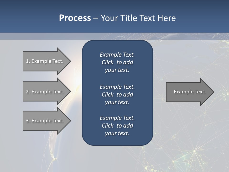 Navigate Worldwide Trail PowerPoint Template
