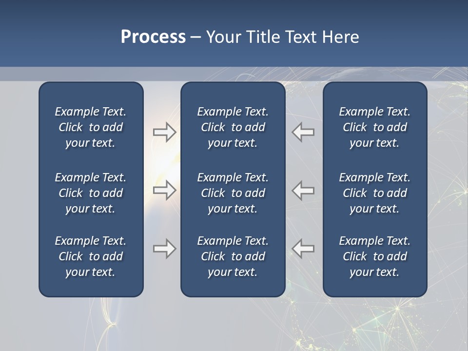 Navigate Worldwide Trail PowerPoint Template