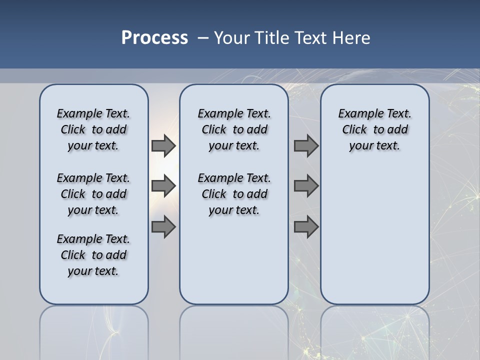 Navigate Worldwide Trail PowerPoint Template
