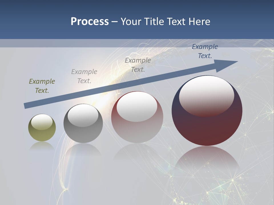 Navigate Worldwide Trail PowerPoint Template