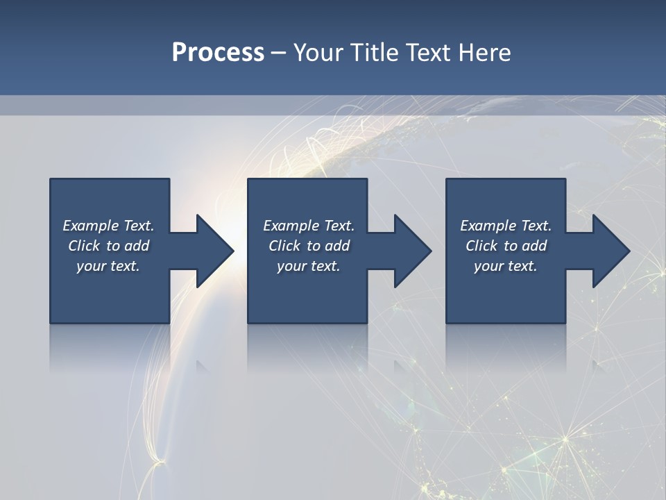 Navigate Worldwide Trail PowerPoint Template