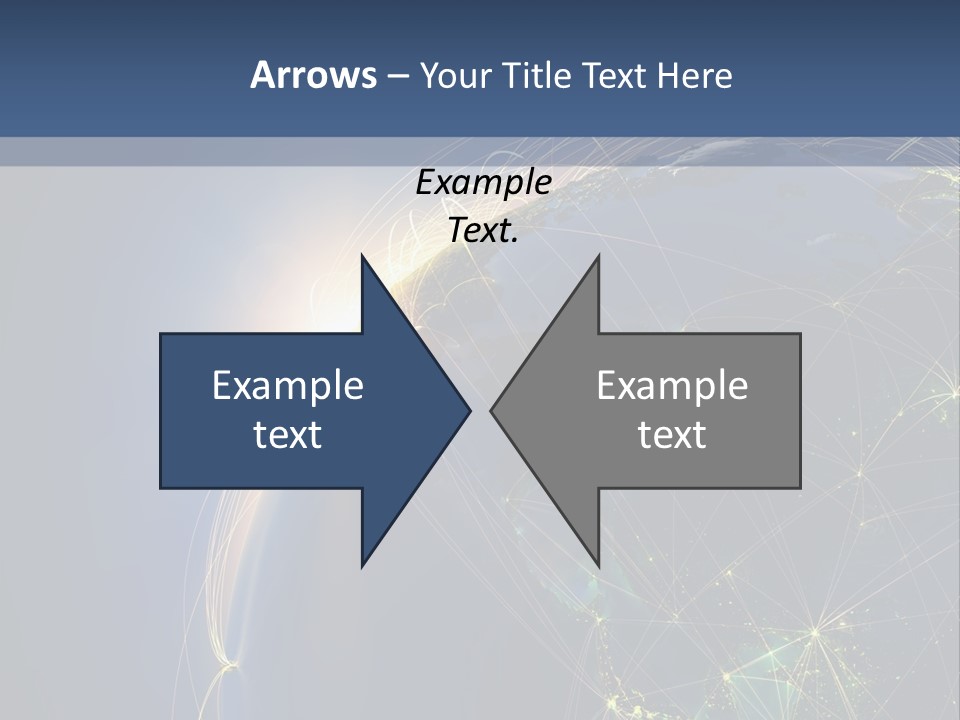 Navigate Worldwide Trail PowerPoint Template