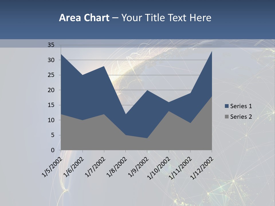 Navigate Worldwide Trail PowerPoint Template