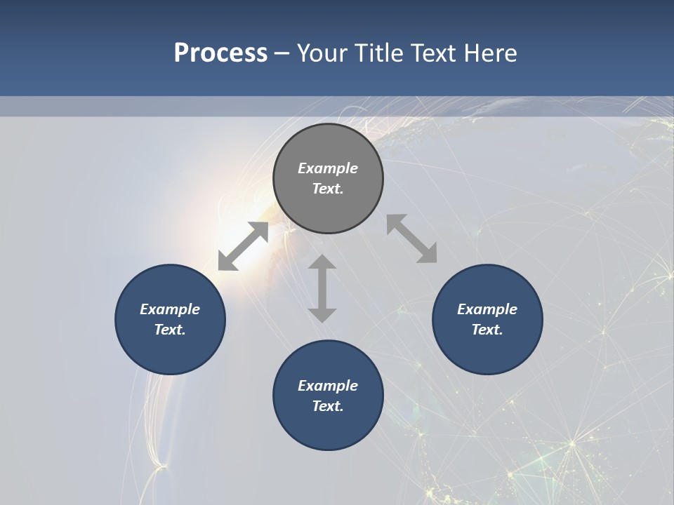 Navigate Worldwide Trail PowerPoint Template