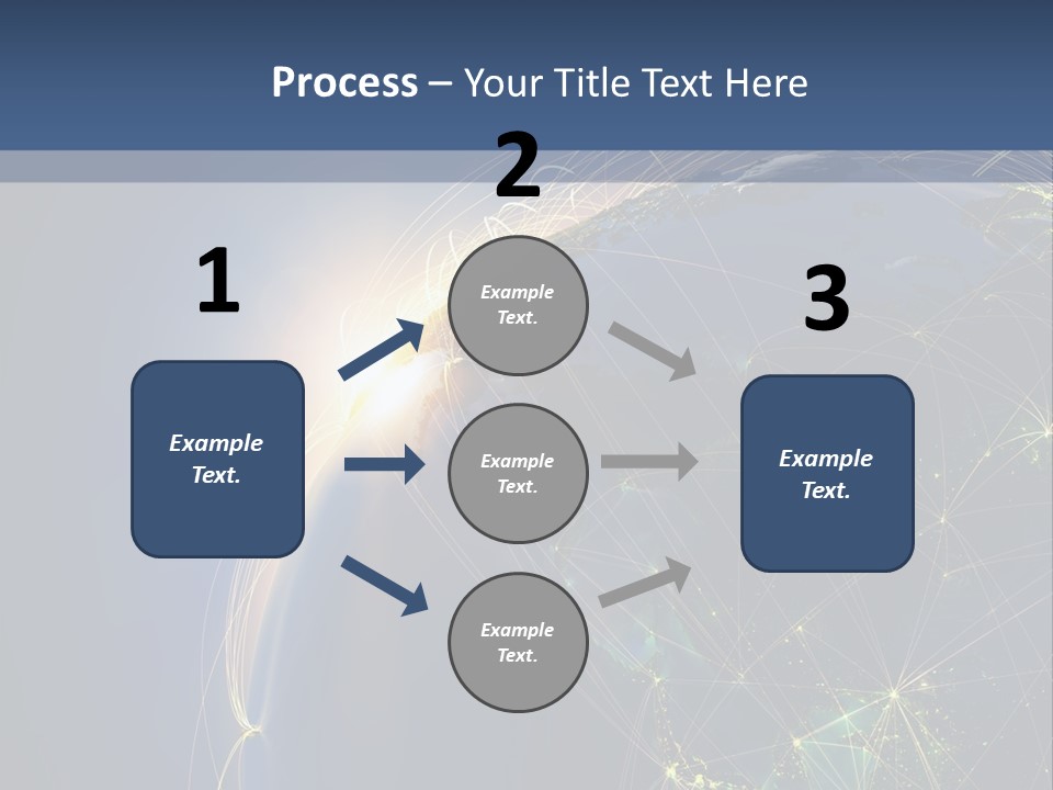 Navigate Worldwide Trail PowerPoint Template
